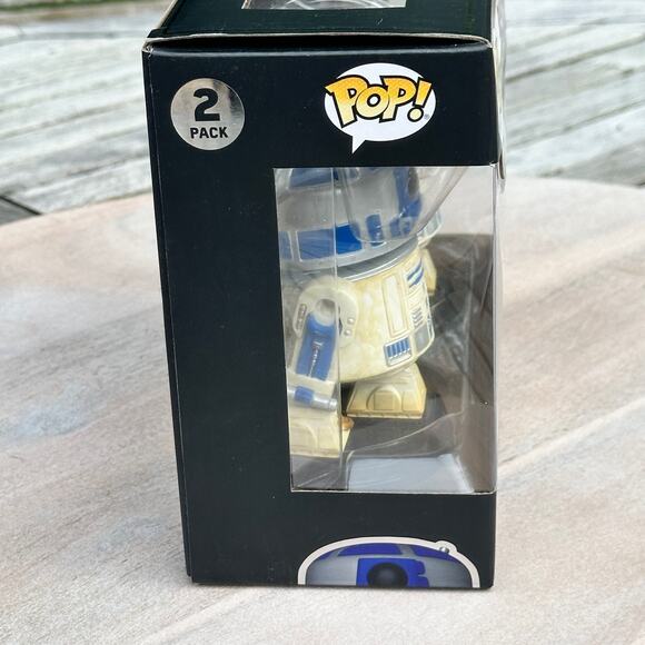 Funko Pop! STAR WARS POP! R2-D2 & R5-D4 2-PACK Collectible Gift Set New In Box - Picture 10 of 13
